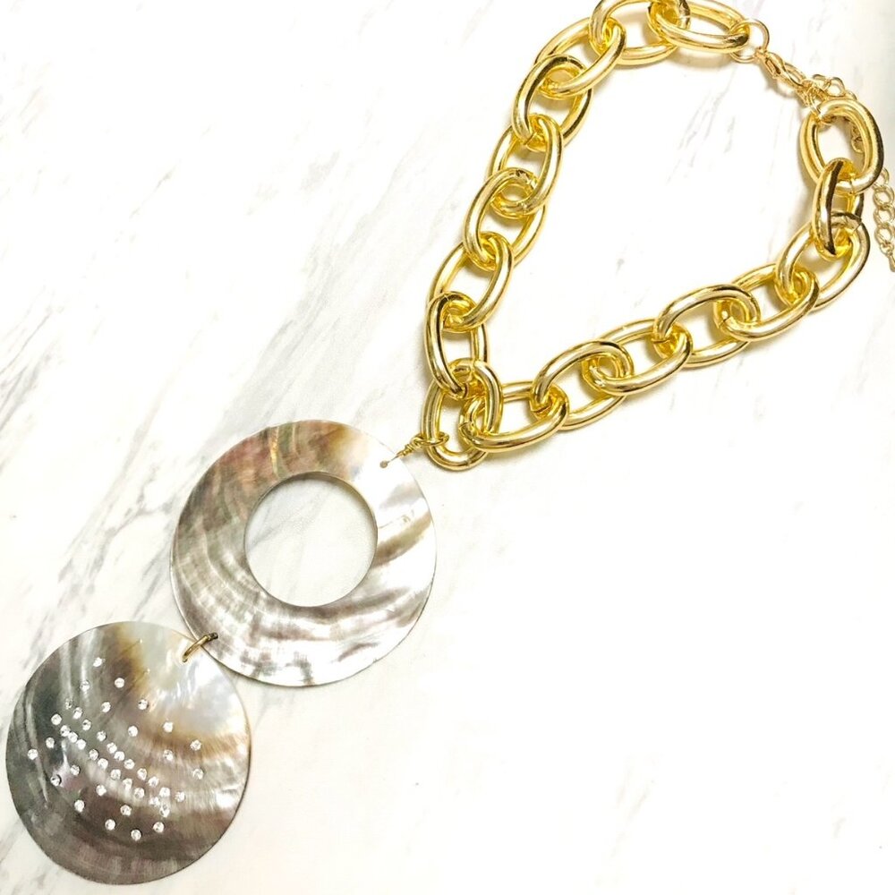 Anita K MOP Statement necklace